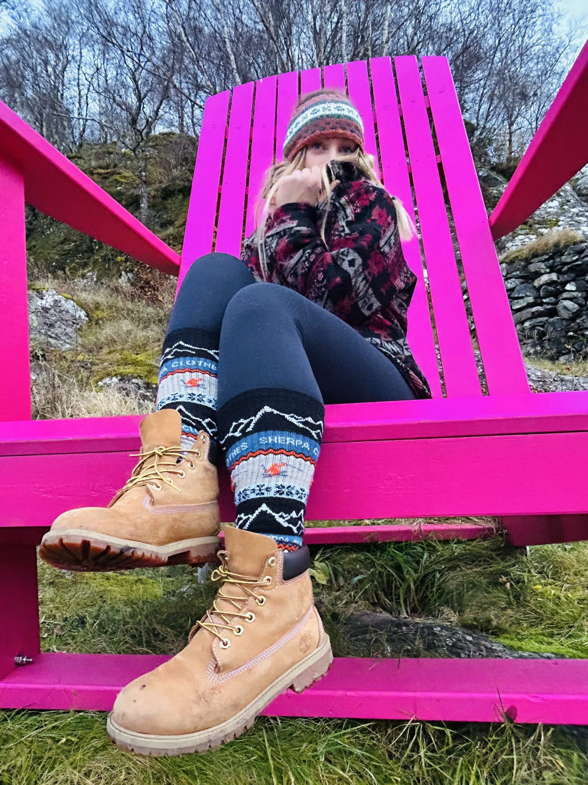 Skarpetki snowboardowe SHERPA RETRO