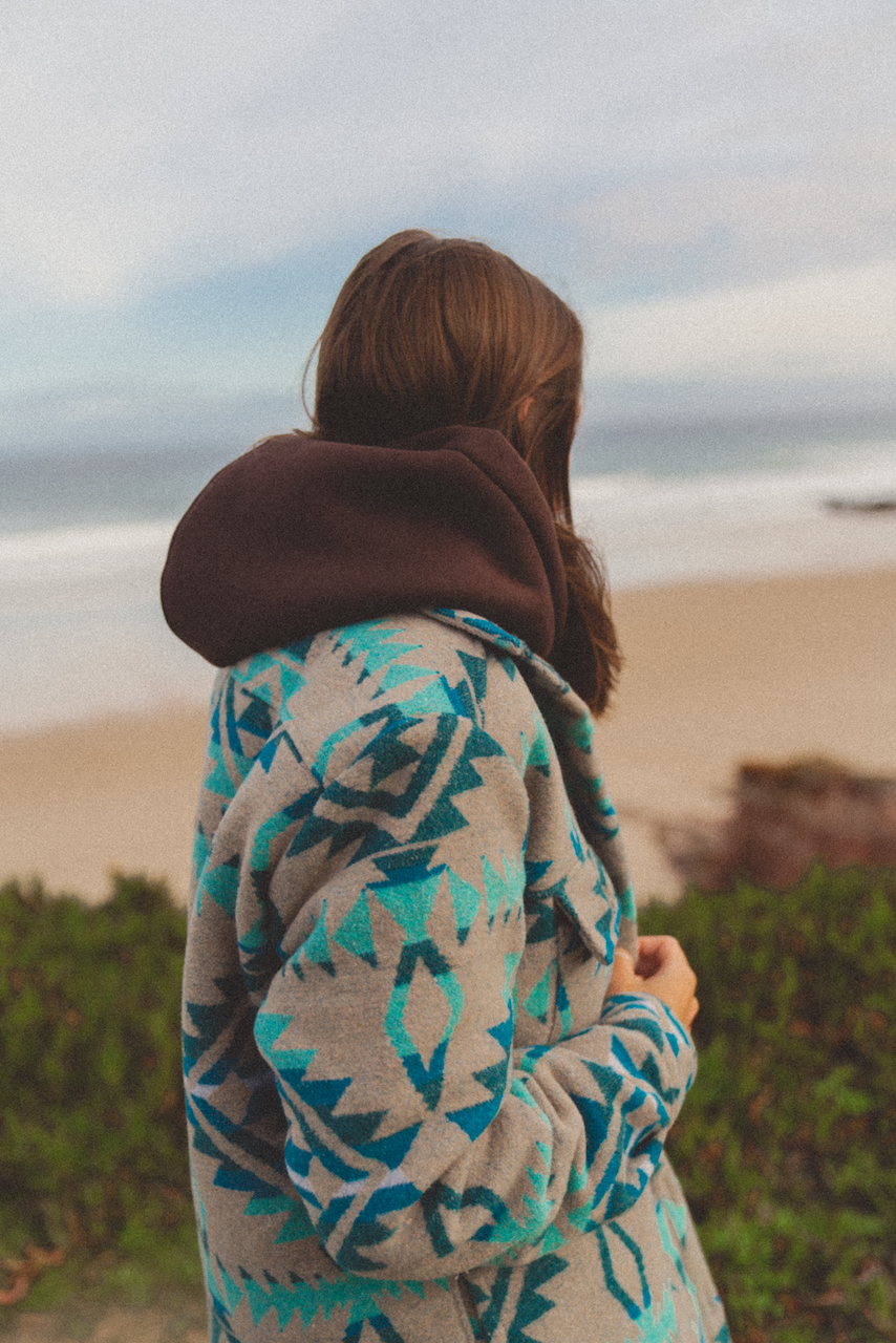 Wełniana koszula SHERPA OUTDOOR Turquise