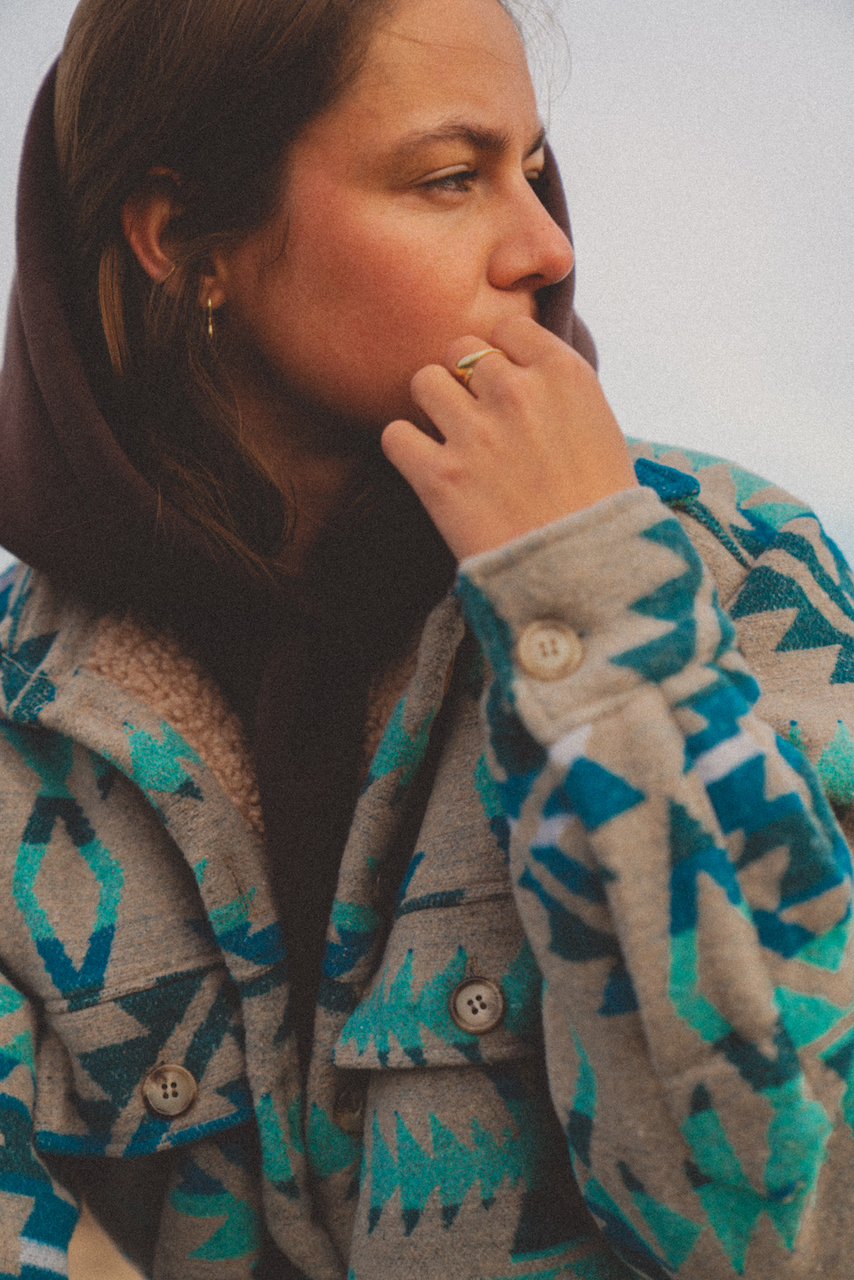 Wełniana koszula SHERPA OUTDOOR Turquise