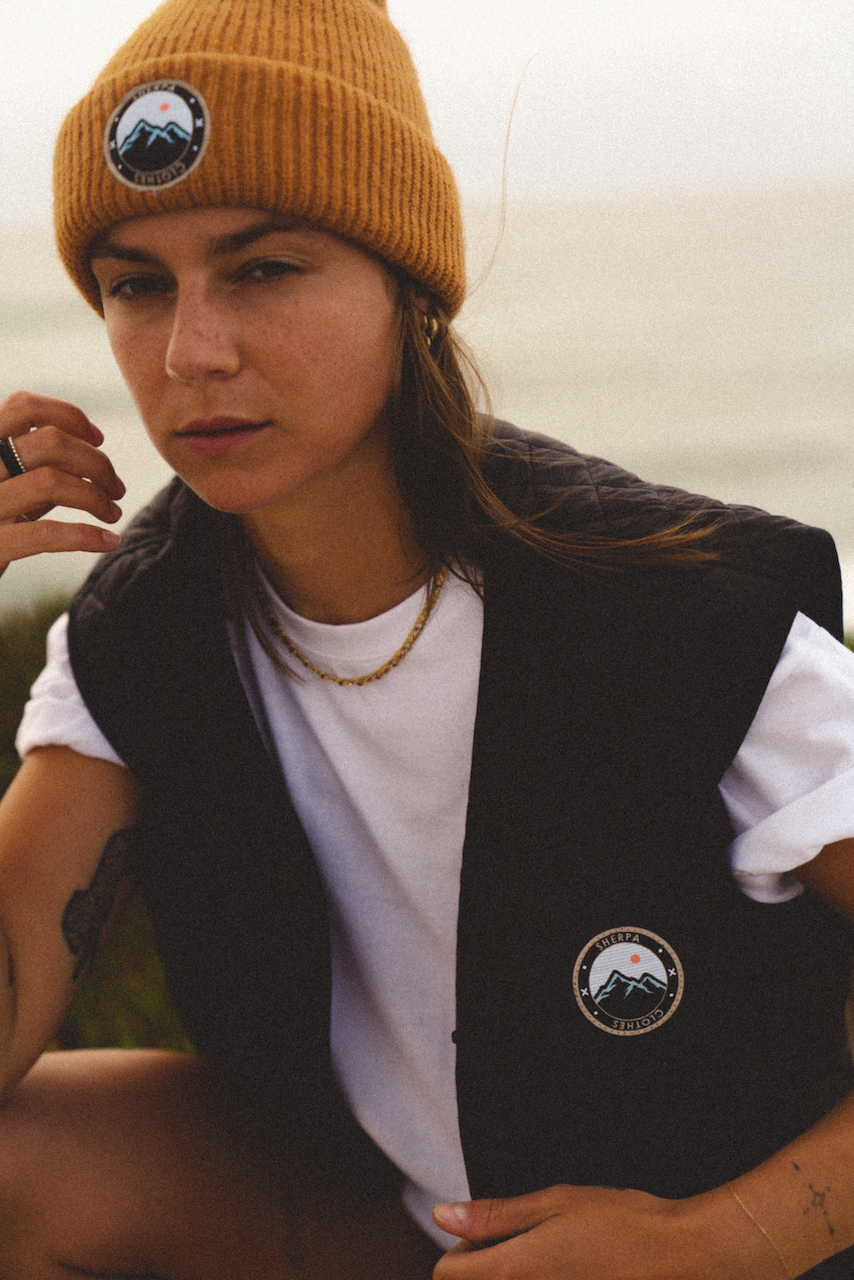 SHERPA FLUFFY beanie MUSTARD