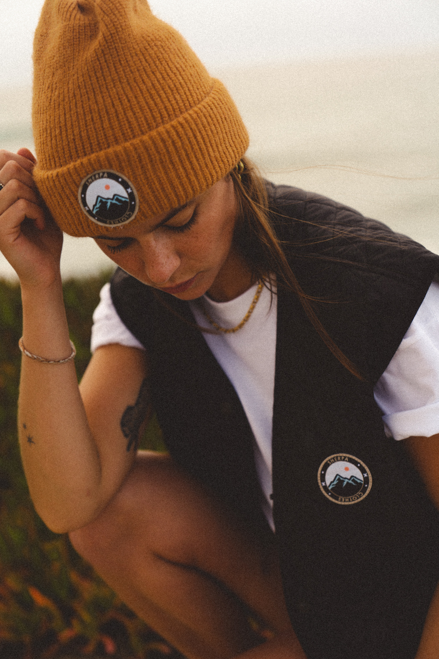 SHERPA FLUFFY beanie MUSTARD