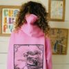 PINK SHERPA HOODIE SKATE