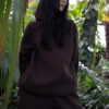 COZY BROWN SHERPA HOODIE