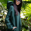COZY GREEN SHERPA HOODIE