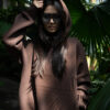 COZY BROWN SHERPA HOODIE