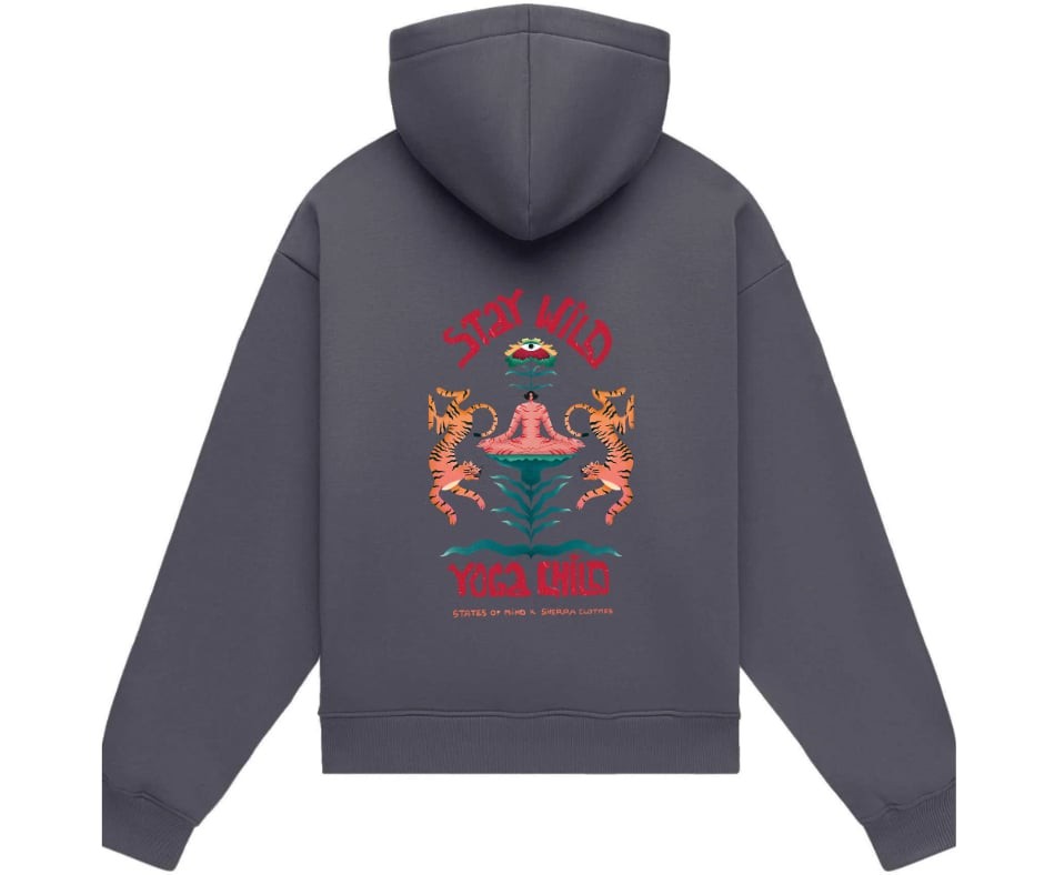 Bluza STAY WILD YOGA CHILD Graphite