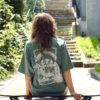 MANIA × SHERPA tee DAUGHTERS OF TIDE green